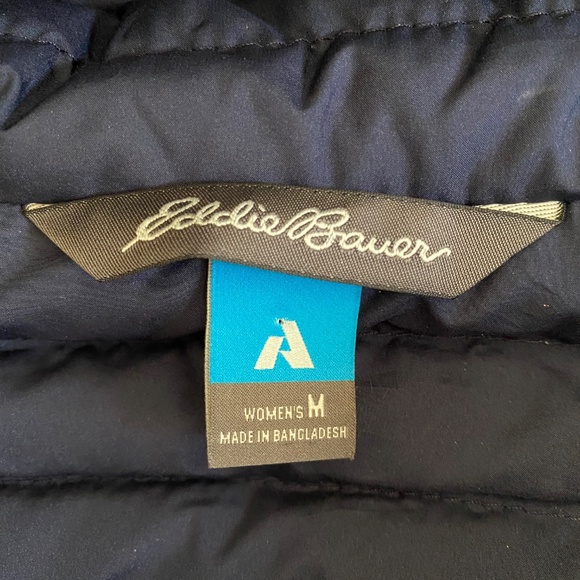 Eddie Bauer down jacket, lightweight, EUC - Picture 3 of 12
